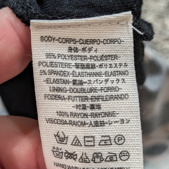 Free People Stella Black Brown Blue Long Sleeve Mini Dress XS - Picture 9 of 11